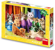 Dino Bunte Kätzchen XL - Puzzle