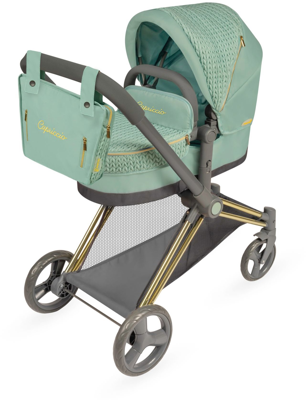 DeCuevas 81773 Capriccio 2025 összecsukható babakocsi 3in1 + táska - 73 cm