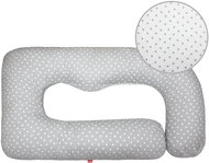 SCAMP Maternity comfort pillow 75 × 135 cm LittleHeartGrey - Nursing Pillow