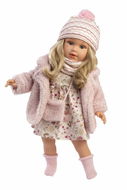 Llorens 54052 Lucia - realistická panenka s měkkým látkovým tělem  - 40 cm - Panenka
