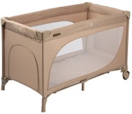 BabyTrold Rejseseng with wheels sand - Travel Bed