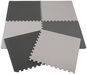 BabyTrold Big Mat dark grey/light grey - Pěnové puzzle