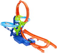 Hot Wheels Stunt Tracks Srážka ve vzduchu dráha a angličák, booster - Hot Wheels