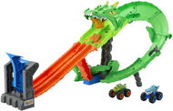Hot Wheels Monster Trucks Dráha dračí zkáza a 2 autíčka - Hot Wheels