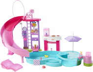 Barbie Dream Pool, slide, whirlpool and accessories for summer - Doll Accessory