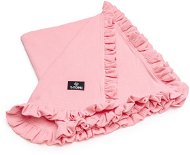 T-tomi Mušelínová deka s volánkem Pink - Deka