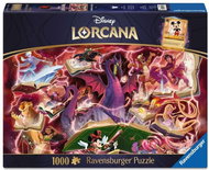 Ravensburger 120016243 Disney Lorcana - Glimmers of the Realm: Ruby - Jigsaw Puzzle