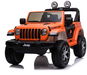 Beneo Jeep Wrangler Rubicon, narancsszín - Elektromos autó gyerekeknek