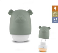 ZAZU Benny Bear with dusk sensor green - Night Light