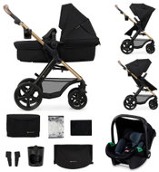 Kinderkraft Moov 2 3in1 Pure Black - Baby Buggy
