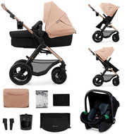 Kinderkraft Moov 2 Air 3in1 Sand Beige - Baby Buggy