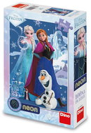 Dino Frozen: The Magical Sisters XL neon - Jigsaw Puzzle