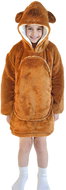 Cozy Noxxiez Kapybara - warm TV sweatshirt blanket 3 - 6 years - Wearable Blanket