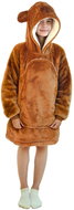 Cozy Noxxiez Kapybara - warm TV sweatshirt blanket 7 - 12 years - Wearable Blanket
