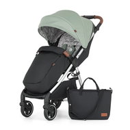 PETITE&MARS Royal3 Silver Iron Green - Baby Buggy