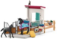 Schleich Box pro koně s klisnou a hříbětem 42611 - Figure and Accessory Set