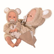 Antonio Juan 14364 Bimba - winking baby with sounds and soft fabric body - 37 cm - Doll