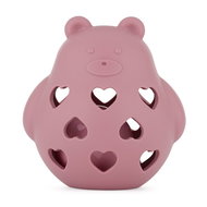 PETITE&MARS Bear Basil Dusty Rose - Baby Rattle