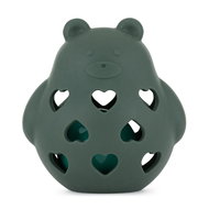PETITE&MARS Bear Basil Misty Green - Baby Rattle