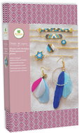 Sycomore Japanese beaded jewellery and earrings with feathers - Jewellery Making Set