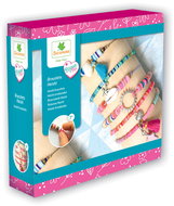 Sycomore Jewellery making - Heishi bead bracelets, blue and pink - Jewellery Making Set