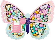 Sycomore Wooden pastel beads, butterfly - Beads