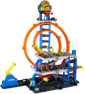 Hot Wheels City Maxi Garage with loops, car and helicopter - Hot Wheels