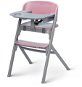 Kinderkraft Select 3v1 Livy Premium Aster Pink - Jídelní židlička