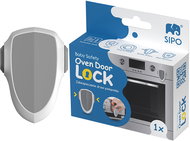 Sipo Heat resistant oven door safety lock white/grey - Child Safety Lock