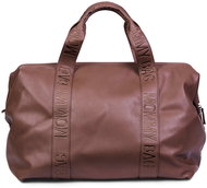 CHILDHOME Mommy Bag Signature Vegan Leather Dark Brown - Changing Bag