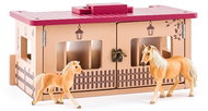 Faunica Stable with two horses - Figure and Accessory Set