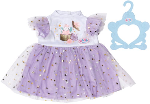 BABY born Lila dress with tutu, 43 cm - Toy Doll Dress - Main image