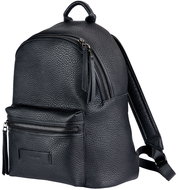 Bababing Luca Vegan Leather Black - Nappy Changing Bag