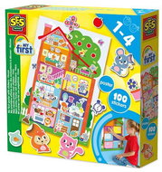 SES My first poster with stickers - House - Stickers