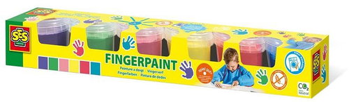 SES Colours 6 × 110 ml - Ujjfesték - Fő fotó