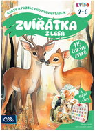 Quido - Cards and puzzles for the talking board - Animals from the forest - Interactive Toy