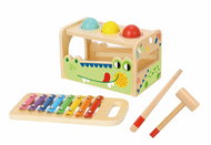 Two Children Hammer and Xylophone Crocodile - Pounding Toy