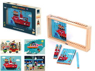 Vilac 4D jigsaw puzzle Vehicles - Wooden Puzzle