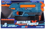 Alltoys Blaster Turbo + 6 ks nábojů, modrá - Dětská pistole