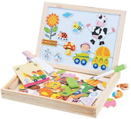 Dvěděti Magnetická tabulka Farma 102 dílků - Puzzle