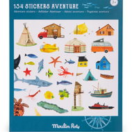 Moulin Roty Sticker Set The Discoverer - Kids Stickers
