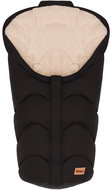Fillikid Fusak Torre sk.0 black teddy plush - Stroller Footmuff