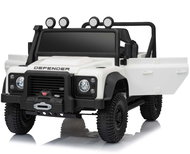 Land Rover Defender 110 SVX, 12V white - Children's Electric Car