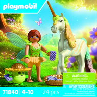 Playmobil 71840 Collectible Unicorn Rainbow Flower with Fairy - Playmobil