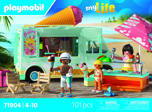 Playmobil 71904 Ice cream truck with surf shop - Playmobil - Main image