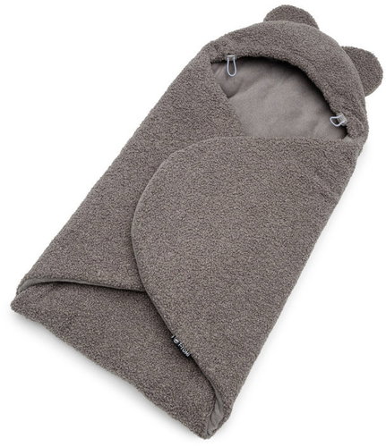 T-TOMI Wrapper Teddy Grey - Car Seat Footmuff - Main image