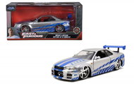 Jada Fast and Furious car 2002 Nissan Skyline - Metal Model