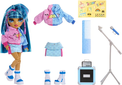 Rainbow High Junior Fashion Skyler in rock band - Doll - Main image