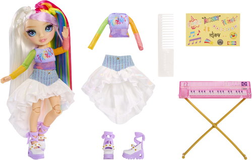 Rainbow High Junior Fashion Amaya in rock band - Doll - Main image