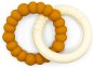 Jellystone Designs Kousátko Slunce béžové/oranžové - Baby Teether